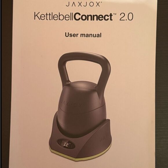 JAXJOX Adjustable Digital Kettlebell Connect User Manual Only!!! - Picture 1 of 3